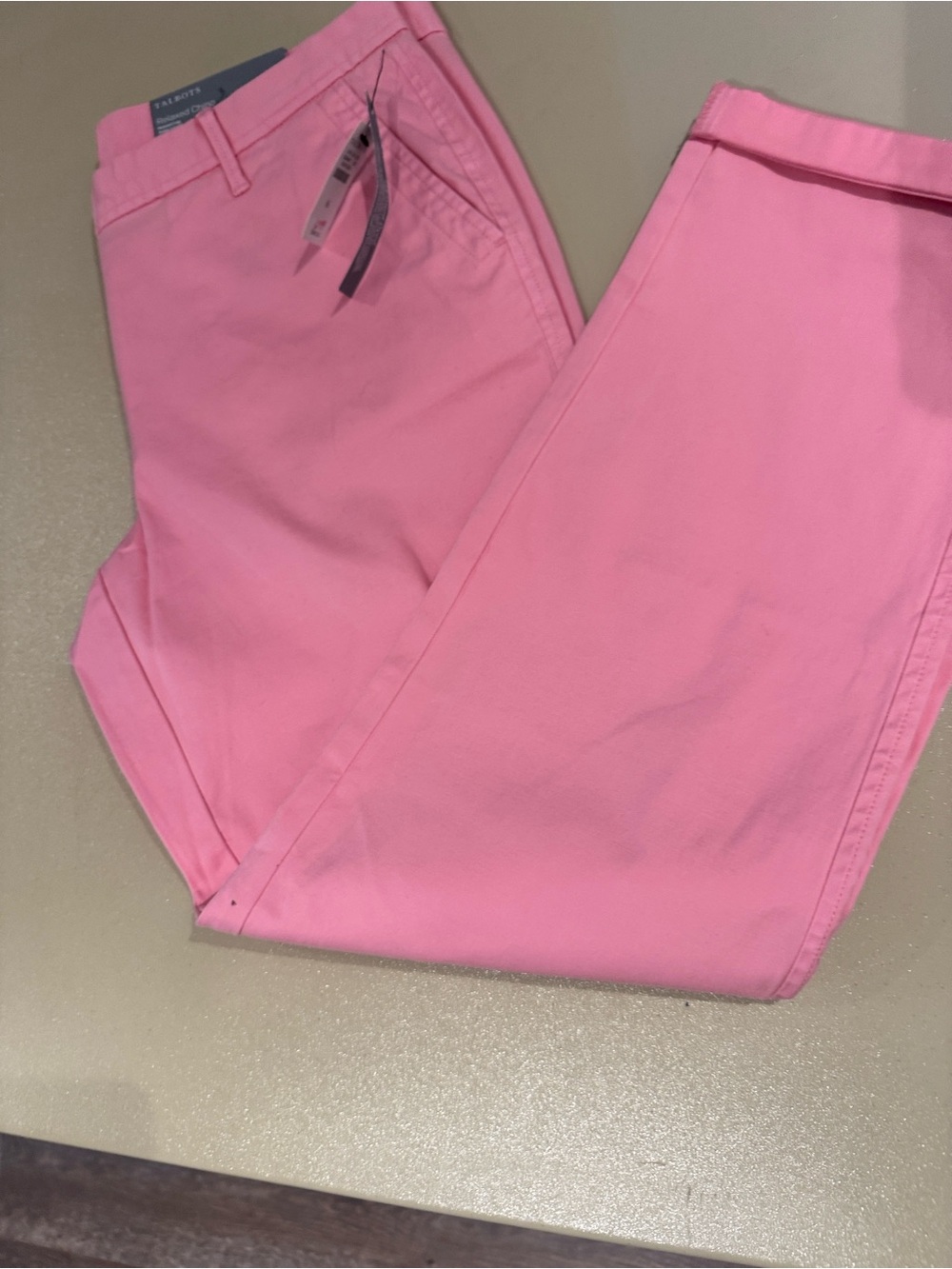 NWT Talbot’s Pink Women's Relaxed Chinos